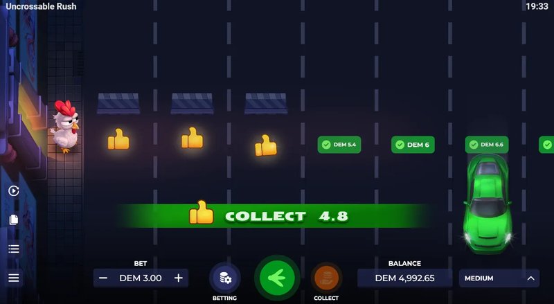 Uncrossable rush jugar - Experimenta el Imprevisto en el Uncrossable Rush, Un Juego de Slot de Máxima